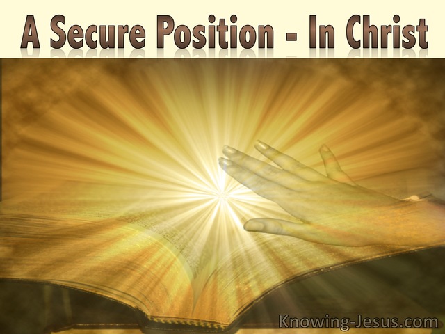  A Secure Position In Christ (devotional)08-01 (brown)